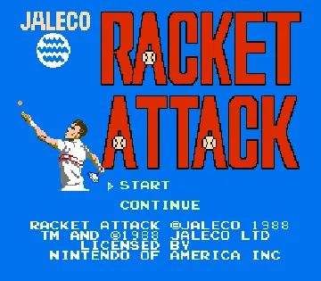 Racket Attack (Europe) screen shot title